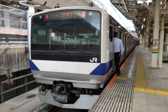 松戸駅から東京駅の乗車記録(乗りつぶし)写真