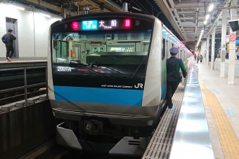 西川口駅から東京駅の乗車記録(乗りつぶし)写真