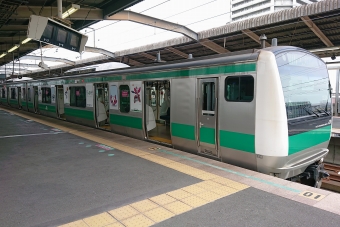赤羽駅から武蔵浦和駅の乗車記録(乗りつぶし)写真