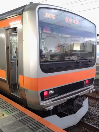 新松戸駅から南浦和駅の乗車記録(乗りつぶし)写真