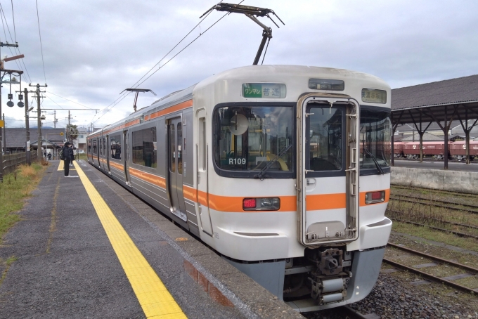鉄道乗車記録の写真:乗車した列車(外観)(4)        「東海道本線美濃赤坂支線を完乗しました。」