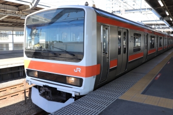 武蔵浦和駅から東松戸駅の乗車記録(乗りつぶし)写真