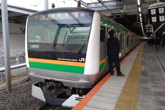 赤羽駅から川崎駅の乗車記録(乗りつぶし)写真