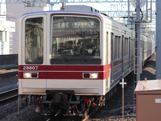 鉄道乗車記録の写真:乗車した列車(外観)(1)        「乗車した列車。
東武20000系21807編成。」