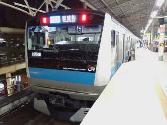 上野駅から川口駅の乗車記録(乗りつぶし)写真