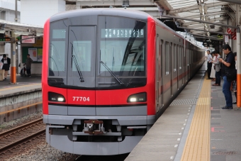 西新井駅から草加駅の乗車記録(乗りつぶし)写真
