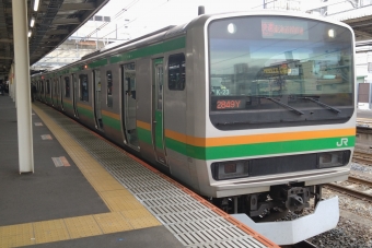 大宮駅から大崎駅の乗車記録(乗りつぶし)写真
