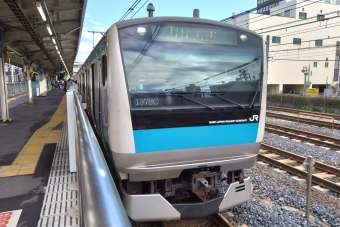 川口駅から西川口駅の乗車記録(乗りつぶし)写真