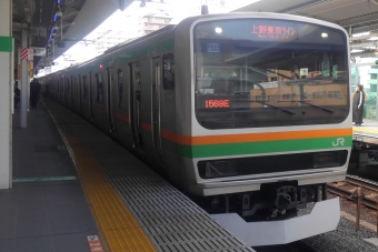 浦和駅から川崎駅の乗車記録(乗りつぶし)写真