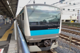 西川口駅から蕨駅の乗車記録(乗りつぶし)写真