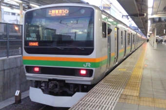 品川駅から浦和駅の乗車記録(乗りつぶし)写真