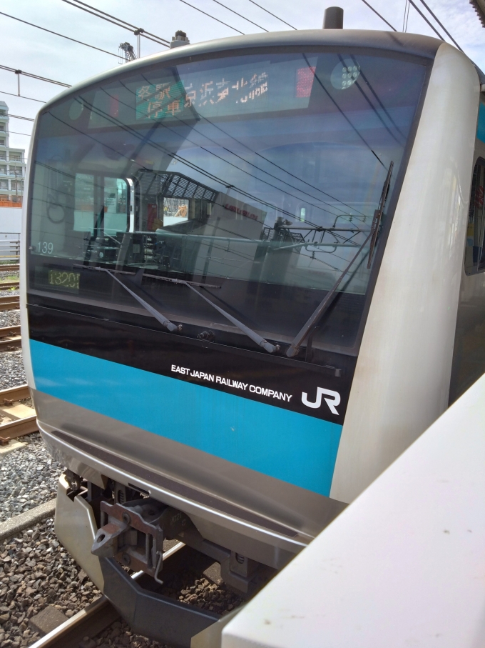 鉄道乗車記録の写真:乗車した列車(外観)(1)        「乗車した列車。
E233系1000番台サイ139編成。」