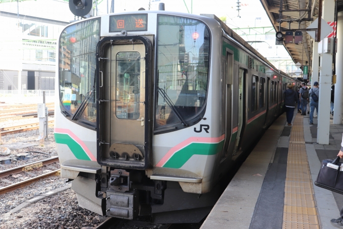 鉄道乗車記録の写真:乗車した列車(外観)(4)        「仙山線を完乗しました。」