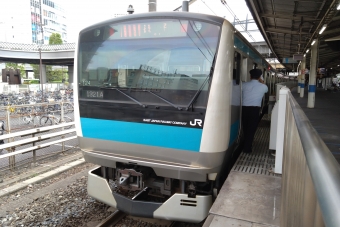 蕨駅から川口駅の乗車記録(乗りつぶし)写真
