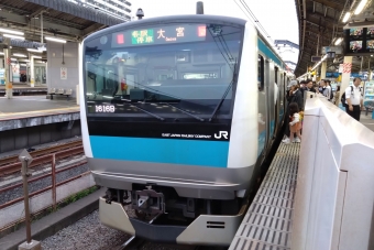 赤羽駅から蕨駅の乗車記録(乗りつぶし)写真