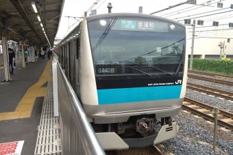 川口駅から西川口駅の乗車記録(乗りつぶし)写真