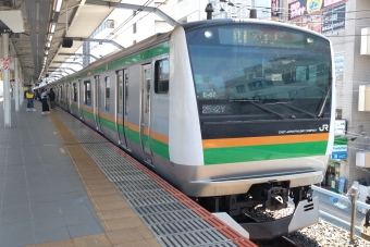 浦和駅から小金井駅の乗車記録(乗りつぶし)写真