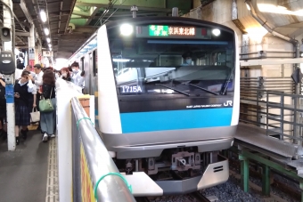 南浦和駅から川口駅の乗車記録(乗りつぶし)写真