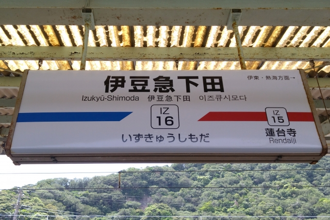 鉄道乗車記録の写真:駅名看板(10)        「駅名標。」