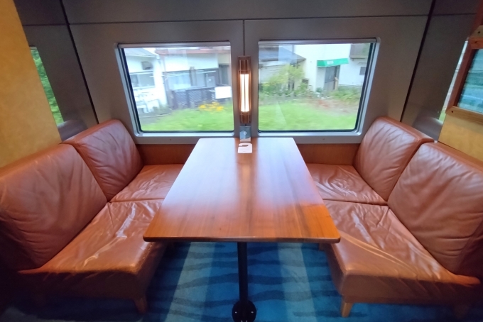 鉄道乗車記録の写真:車内設備、様子(12)        「4人用グリーン個室。」