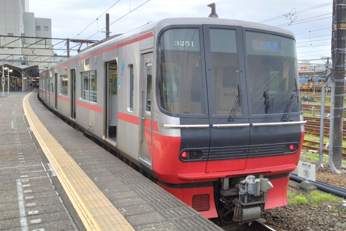 鉄道乗車記録の写真:乗車した列車(外観)(1)          「乗車した列車。
名鉄3300系3151編成。」