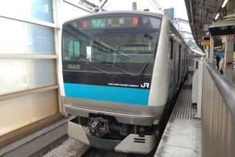 川口駅から赤羽駅の乗車記録(乗りつぶし)写真