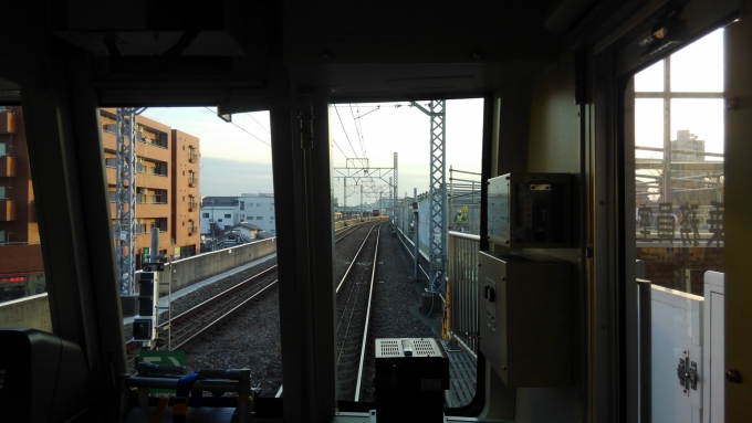 鉄道乗車記録の写真:車窓・風景(3)        「乗車当時の北綾瀬駅は10両非対応でした。」