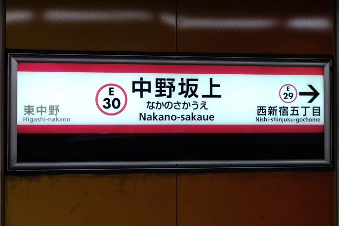 鉄道乗車記録の写真:駅名看板(3)        「駅名標。」