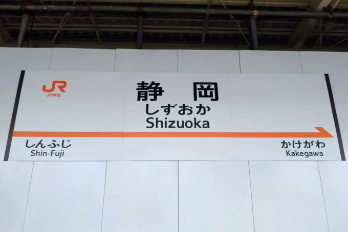 鉄道乗車記録の写真:駅名看板(4)        「駅名標。」