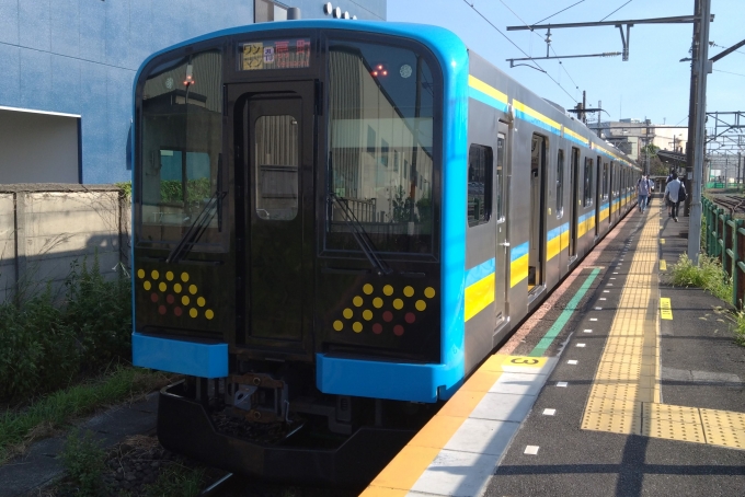 鉄道乗車記録の写真:乗車した列車(外観)(3)        「扇町駅まで初乗車しました。」