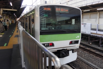 田端駅から代々木駅の乗車記録(乗りつぶし)写真