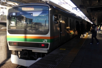 浦和駅から高崎駅の乗車記録(乗りつぶし)写真