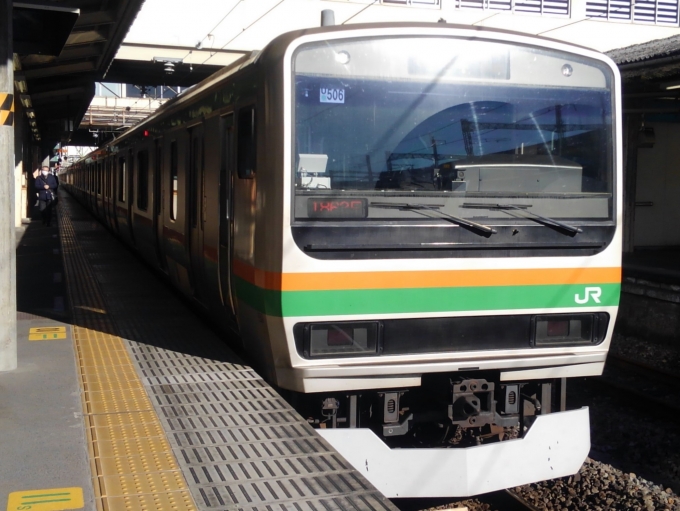 鉄道乗車記録の写真:乗車した列車(外観)(2)        「終点の高崎まで乗車。」