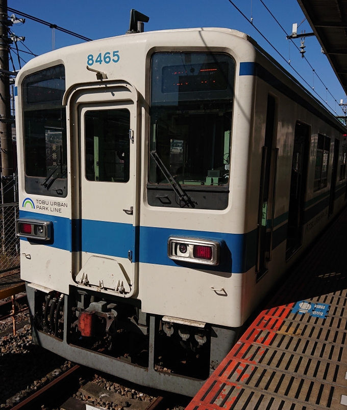 鉄道乗車記録の写真:乗車した列車(外観)(1)          「乗車した列車。
東武8000系8165編成。」