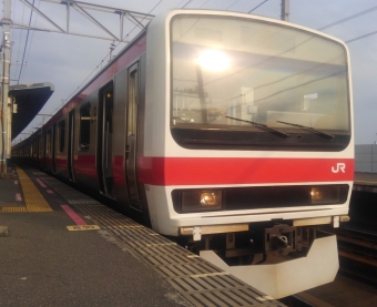 新習志野駅から西船橋駅の乗車記録(乗りつぶし)写真