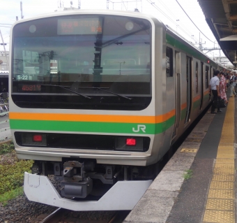 蓮田駅から西大井駅の乗車記録(乗りつぶし)写真