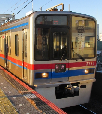 青砥駅から京成船橋駅の乗車記録(乗りつぶし)写真