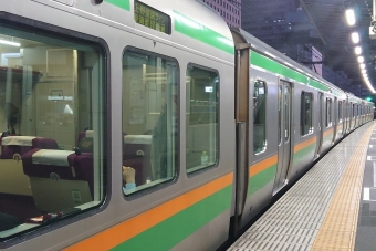 古河駅から品川駅の乗車記録(乗りつぶし)写真