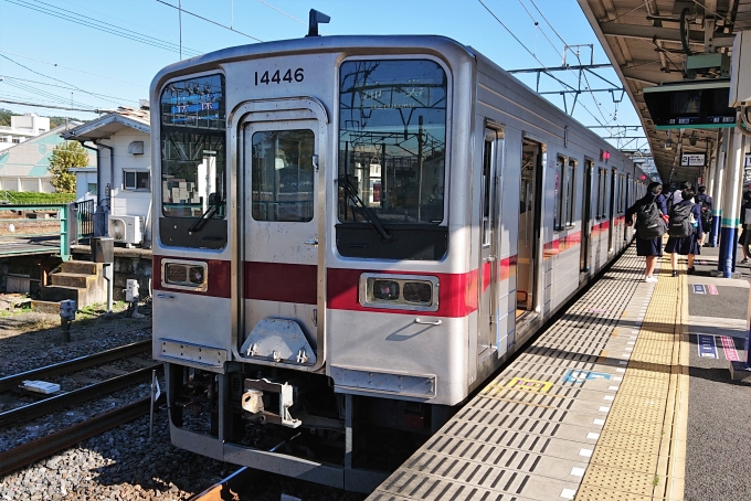 鉄道乗車記録の写真:乗車した列車(外観)(1)          「乗車した列車。
東武10030系11638編成。」
