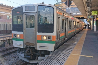 前橋大島駅から小山駅:鉄道乗車記録の写真