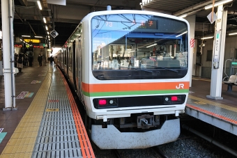 川越駅から高麗川駅の乗車記録(乗りつぶし)写真