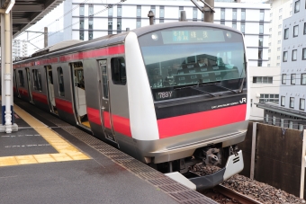 東京駅から潮見駅の乗車記録(乗りつぶし)写真