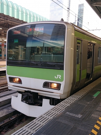 有楽町駅から東京駅の乗車記録(乗りつぶし)写真