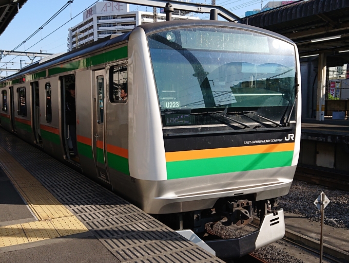 鉄道乗車記録の写真:乗車した列車(外観)(3)        「赤羽駅で下車。」