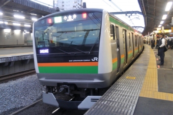 横浜駅から赤羽駅の乗車記録(乗りつぶし)写真
