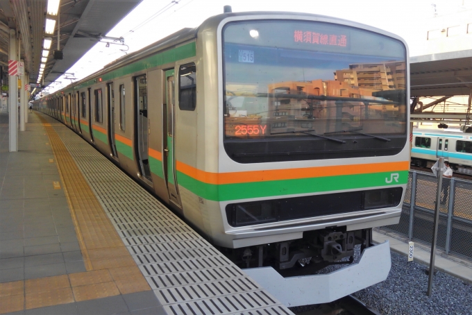 鉄道乗車記録の写真:乗車した列車(外観)(1)          「乗車した列車。
E231系1000番台U515編成。」