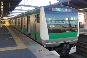 武蔵浦和駅から北与野駅の乗車記録(乗りつぶし)写真