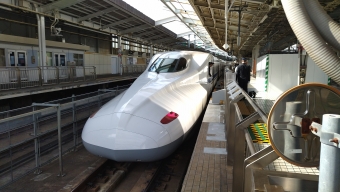 新大阪駅から広島駅の乗車記録(乗りつぶし)写真