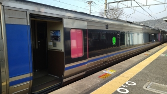 大阪駅から倉吉駅の乗車記録(乗りつぶし)写真