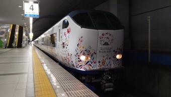 関西空港駅から京都駅の乗車記録(乗りつぶし)写真